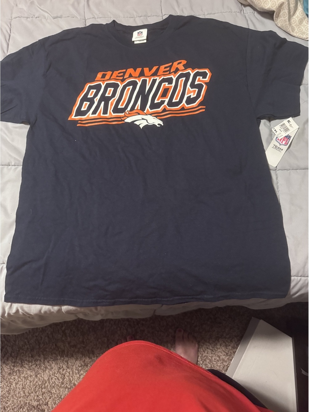 NOS Denver Broncos NFL Team Apparel T Shirt Men’s XL NWT Vintage Deadstock